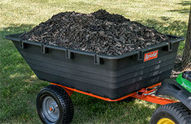 Agri-Fab Utility Poly Tow Cart, 18-In