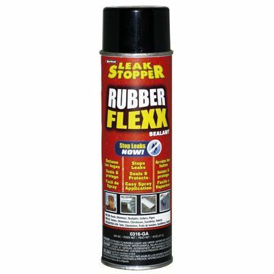 Leak Stopper Rubber Flexx Sealant - Black, 18 oz