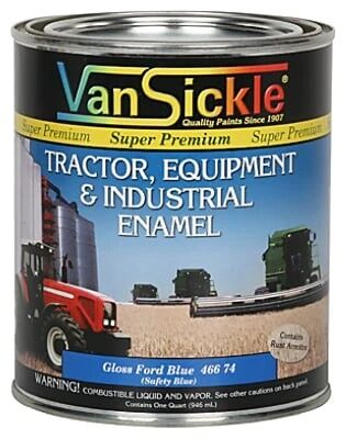 Van Sickle Paint Tractor & Equipment Enamel Paint Gloss Ford Blue, 1-Qt