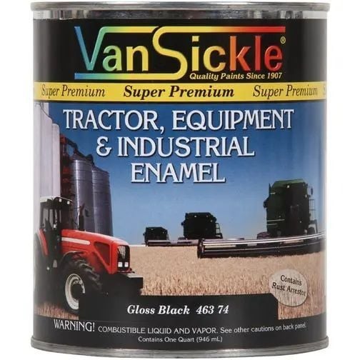 Van Sickle Paint Tractor & Equipment Gloss Black Enamel, 1-Qt