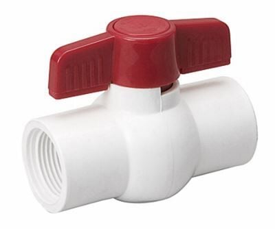 BK Product PVC Ball Valve, 1 1/2-In FIP X 1 1/2-In FIP