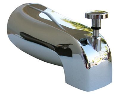 Lasco Chrome 4-Way Bathtub Diverter Spout