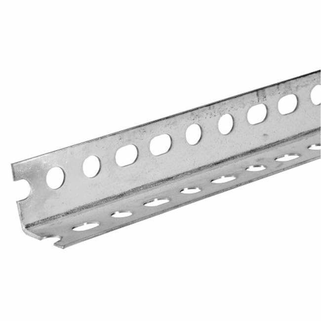 Hillman Zinc-Plated Slotted Angles 1-1/4" X 8'