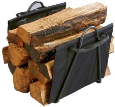 Panacea Fireplace Log Tote With Steel Stand