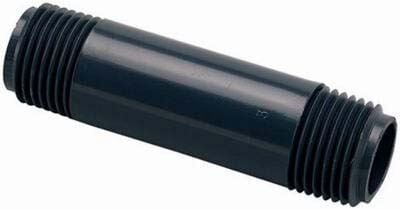 BK Products Underground Sprinkler PVC Nipple - Molded Gray