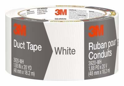 Scotch White Duct Tape, 20-Yd