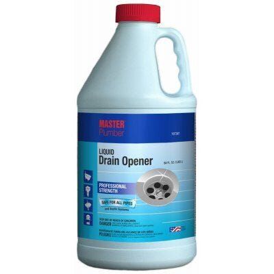 Master Plumber Liquid Drain Opener, 64-Oz