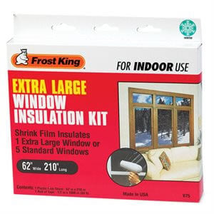 Frost King Insulation Kit For XL Window, 62-In x 210-In