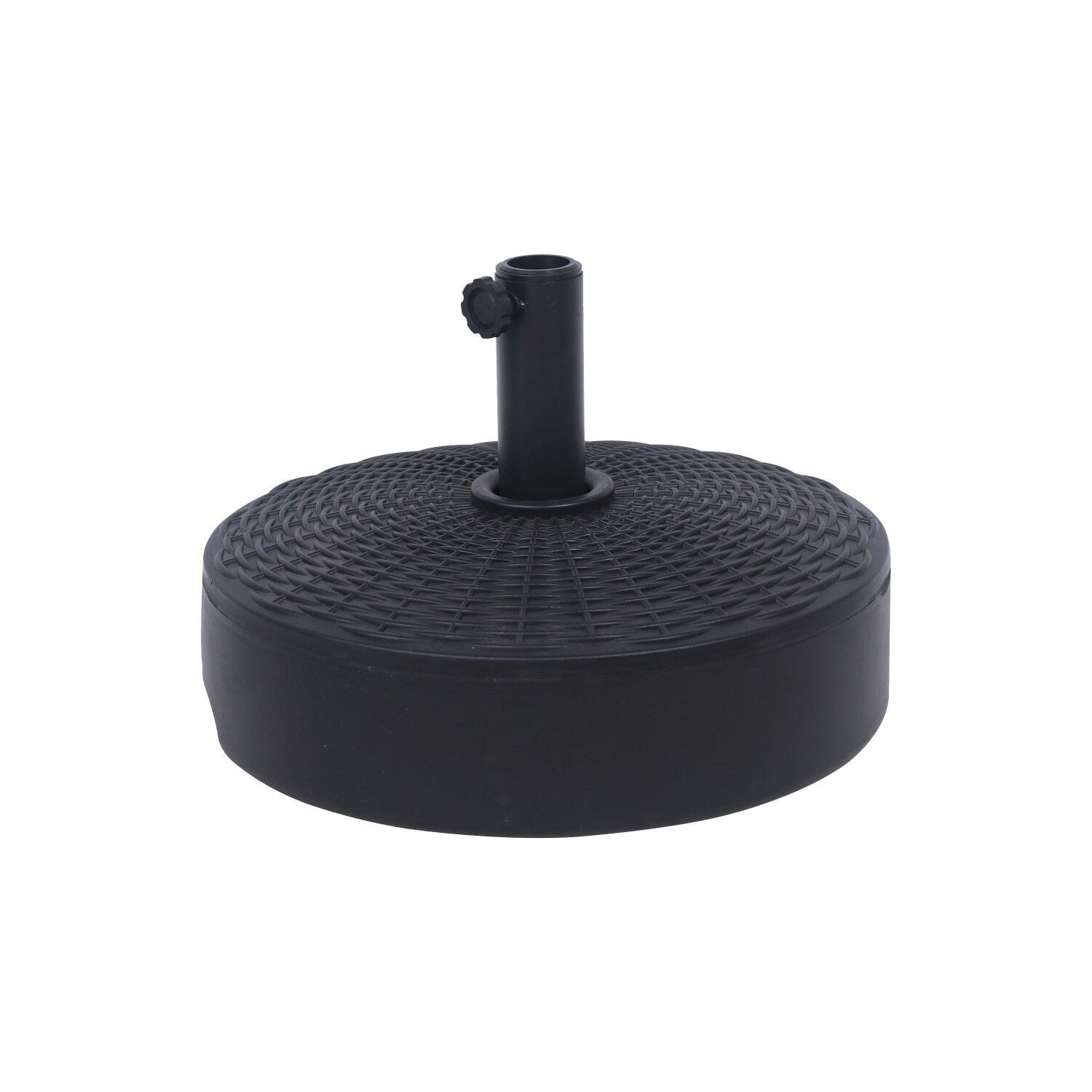 Patio Premier 26 lb 18 in Black Weston Composite Umbrella Stand - Black