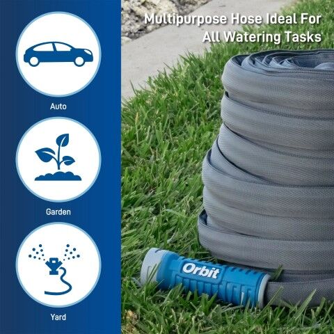Orbit Heavy-Duty Fabric Hose, 50-Ft