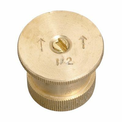 Orbit Brass 180° Pattern Sprinkler Spray Nozzle, 15-Ft