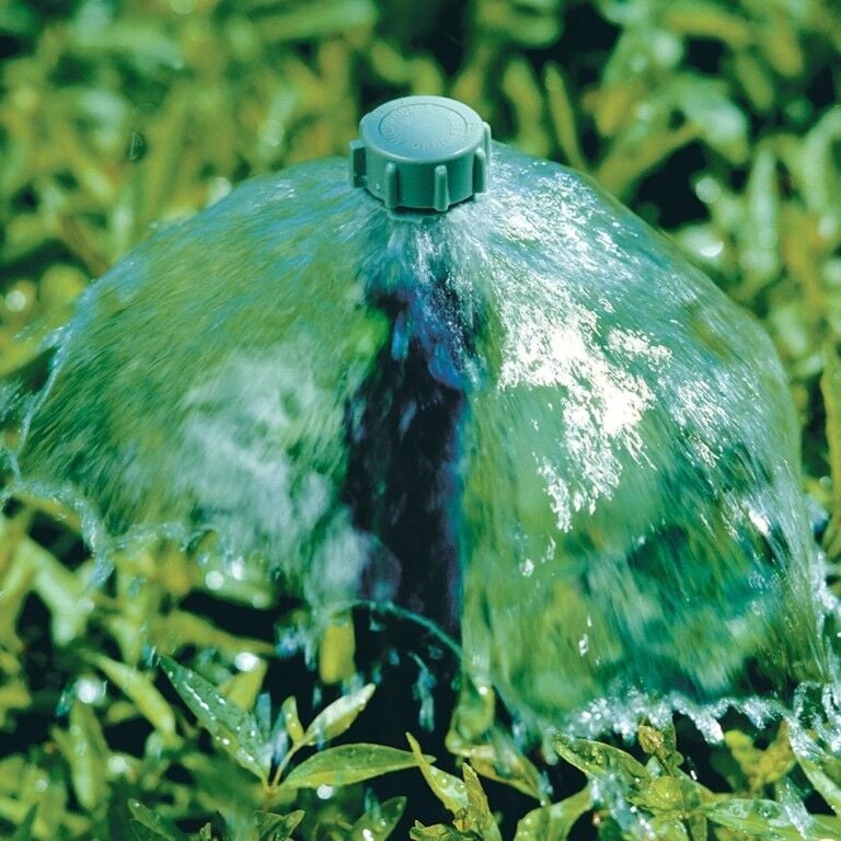 Orbit Shrub Head Mushroom 360° Pattern Bubbler With Flow Control, 1-Ft
