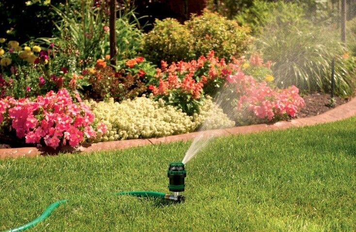 Orbit H2O-Six 0°-360° Pattern Gear-Drive Sprinkler Head, 40-Ft