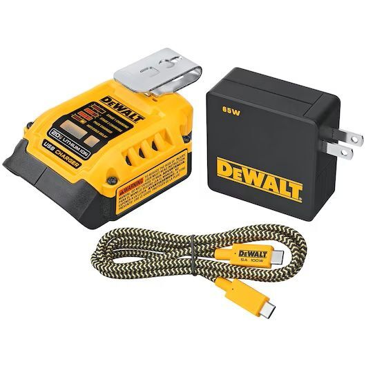 DeWalt 20V Max/Flexvolt 5 Amp USB Charging Kit