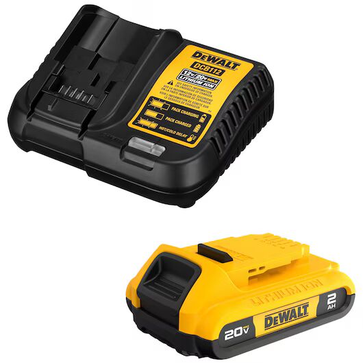DeWALT 20V Max* Battery Kit, 2-Ah