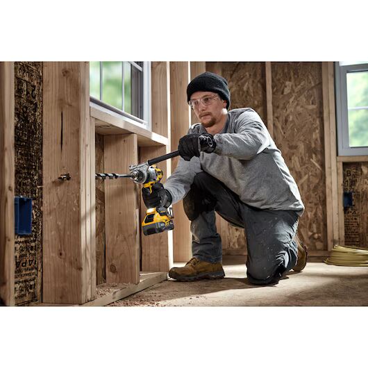 DEWALT 20-V Max XR Brushless Cordless 3-Speed Hammer Drill, 1/2-In (Tool Only)