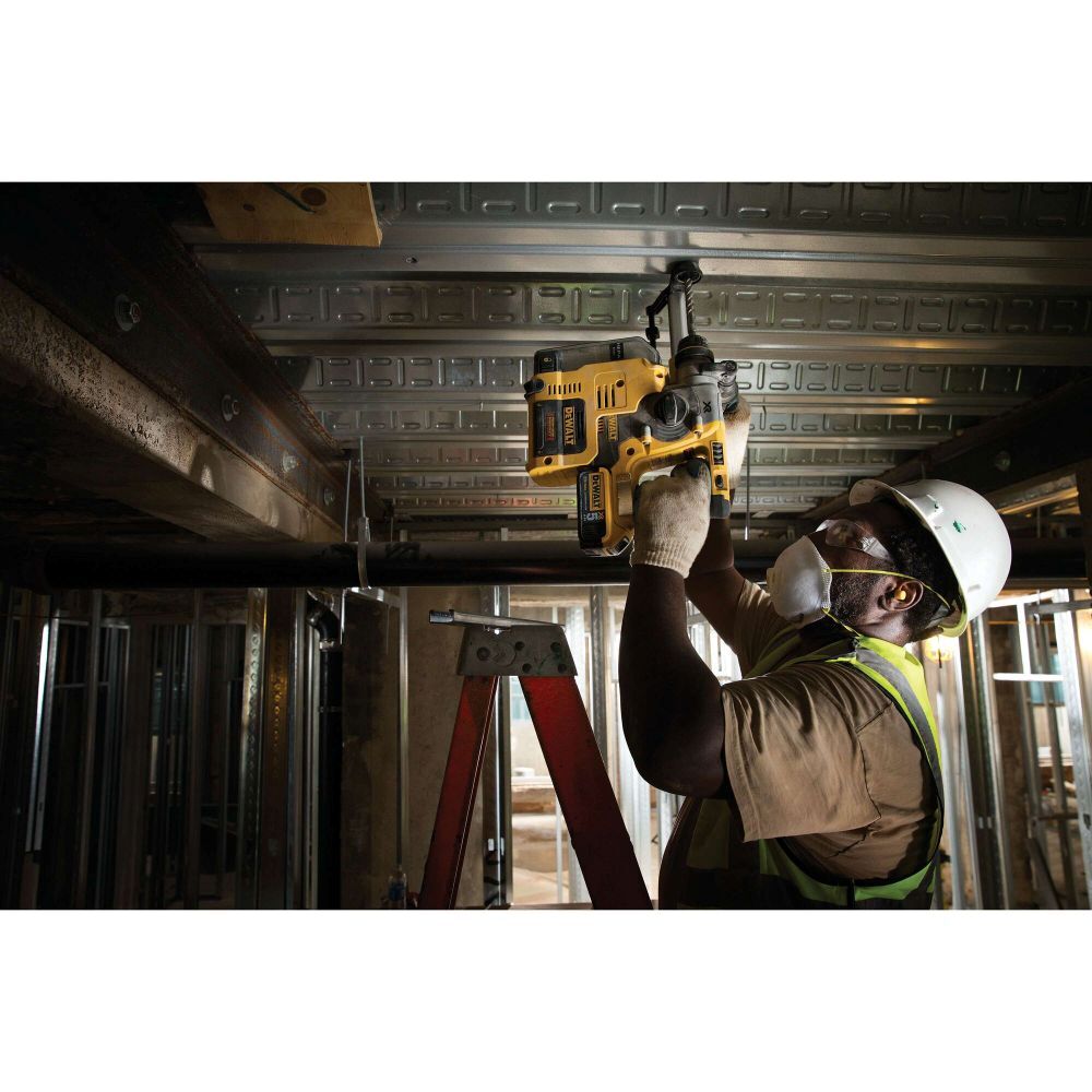 DEWALT 20-V Max XR SDS Plus Brushless L-Shape Rotary Hammer, 1-In (Tool Only)