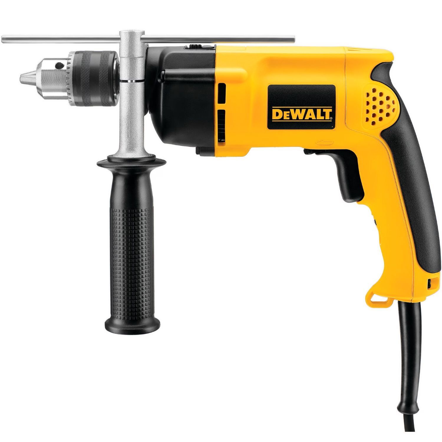 DEWALT VSR Single Speed Corded Hammer Drill, 1/2-In