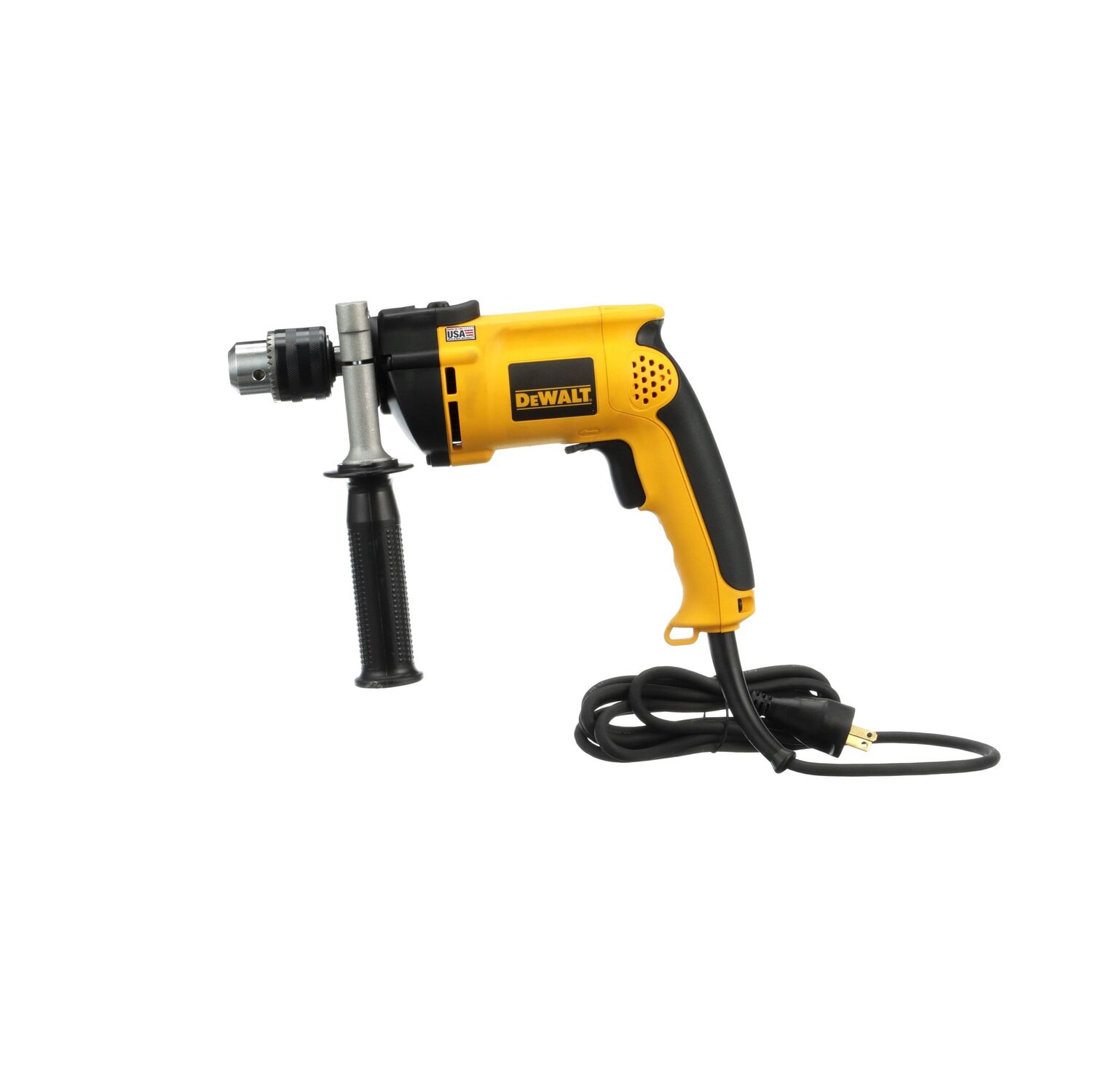 DEWALT VSR Single Speed Corded Hammer Drill, 1/2-In