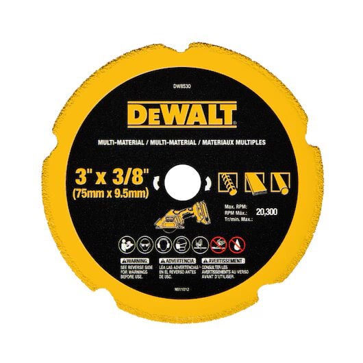DEWALT Diamond Multi-Material Blade, 3-In x 3/8-In