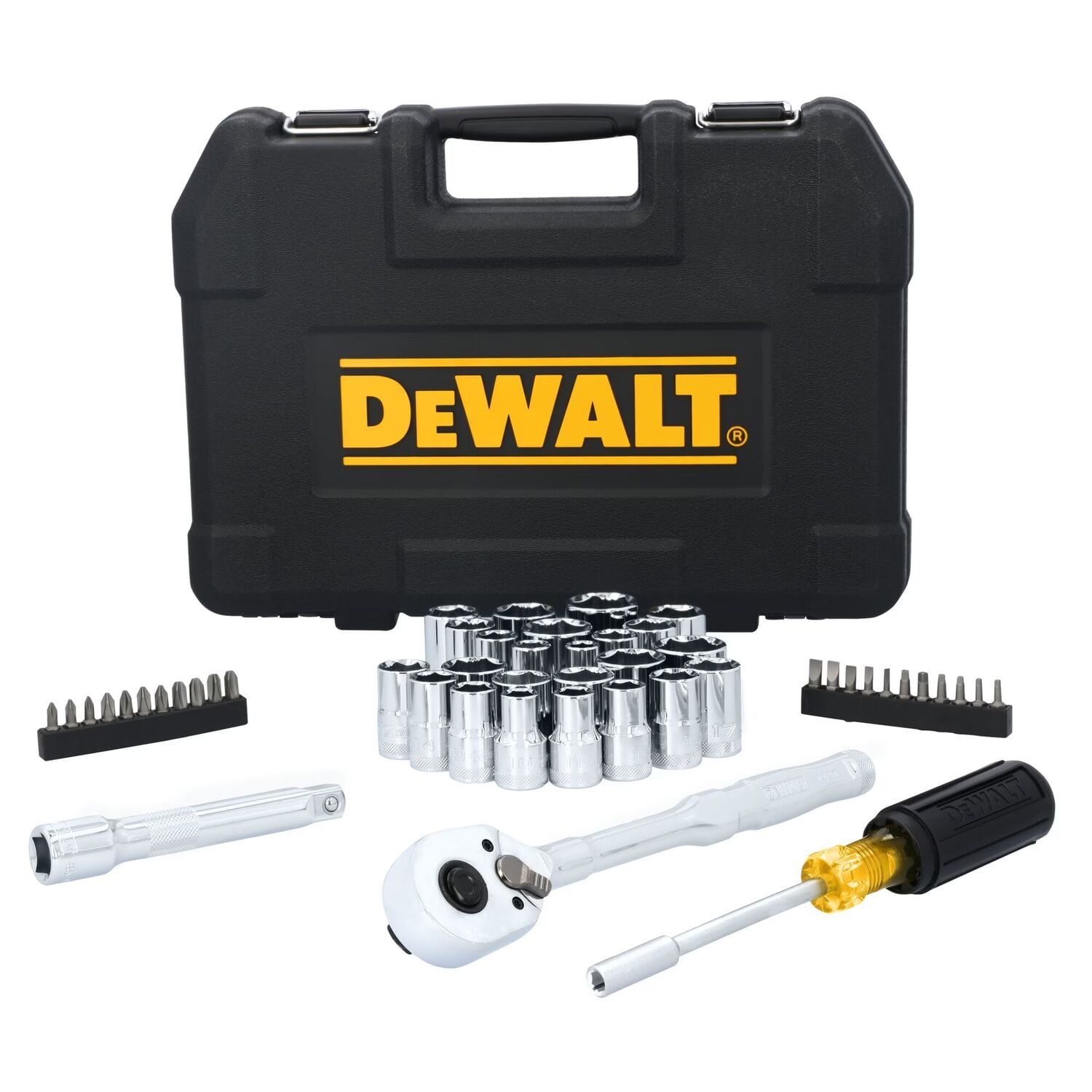 DEWALT ToughSeries 1/2-In Drive Mechanics Tool Set, 49-Pc