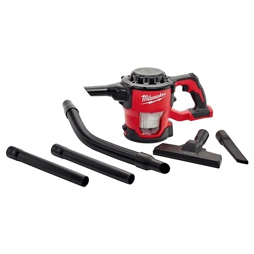Milwaukee M18 Compact Vacuum Kit, 36-Oz (Tool Only)