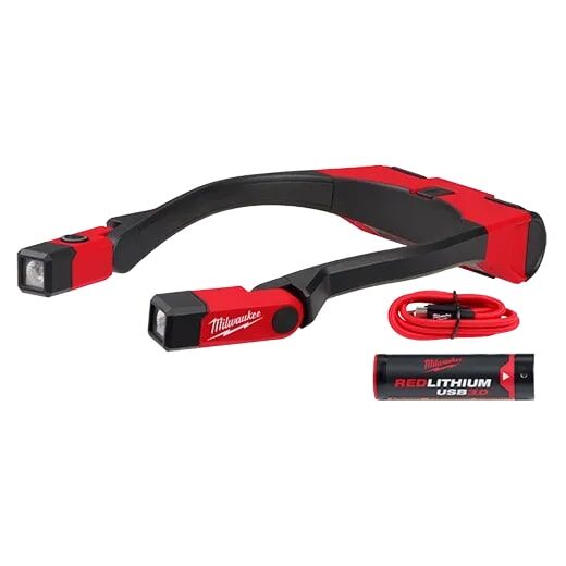 Milwaukee RedLithium USB Rechargeable Neck Light, 400-Lm