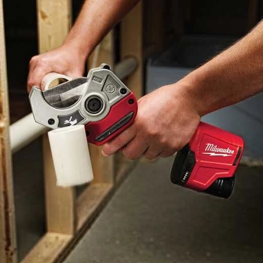 Milwaukee M12 Plastic Pipe Shear, 2-In (Tool Only)