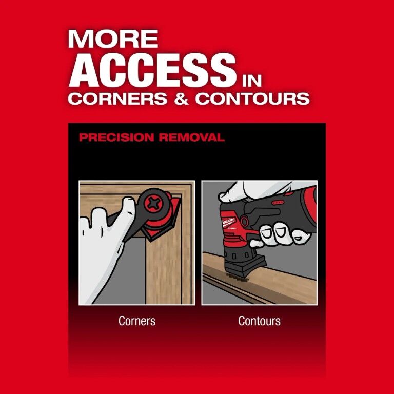 Milwaukee M12 Fuel Orbital Detail Sander (Tool Only)