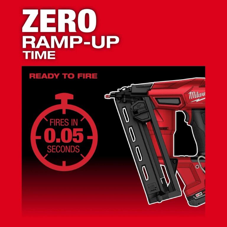 Milwaukee M18 Fuel Angled Finish Nailer, 16-Gauge