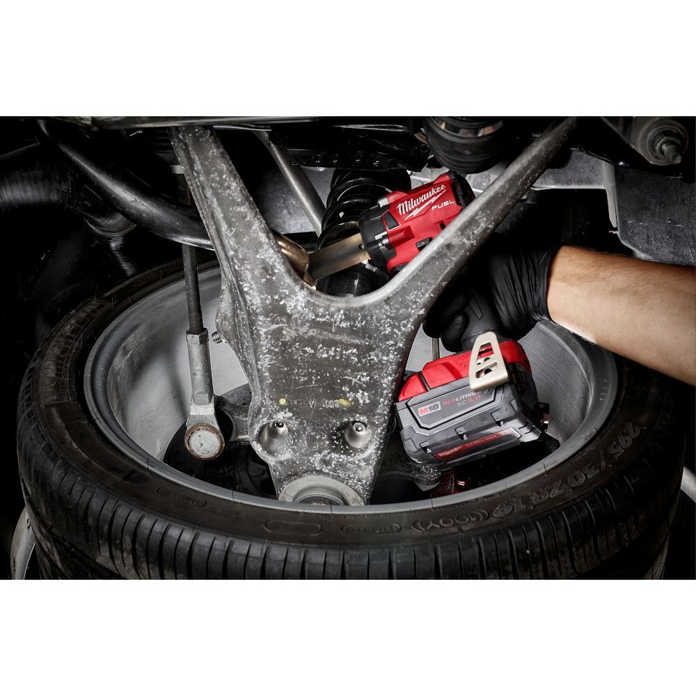Milwaukee M18 Fuel Compact Impact Wrench With Friction Ring, 1/2-In (Tool Only)