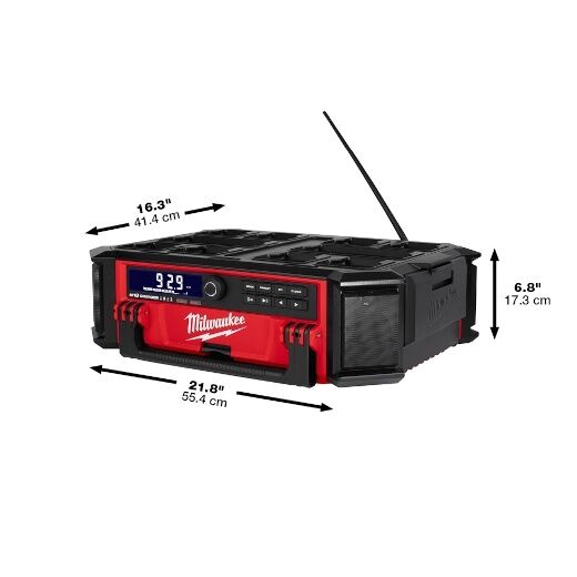 Milwaukee M18 Corded Packout Jobsite Radio/Charger