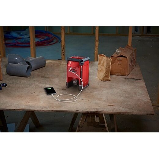 Milwaukee M12 Cordless/Corded Dual-Power Radio/Charger (Tool Only)
