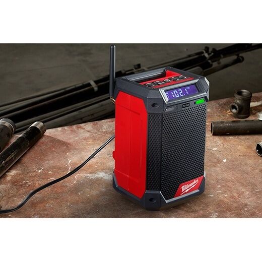 Milwaukee M12 Cordless/Corded Dual-Power Radio/Charger (Tool Only)