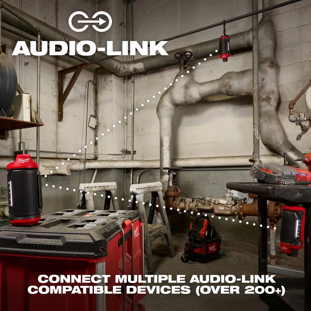 Milwaukee M12 Packout Jobsite Bluetooth Speaker (Tool Only)