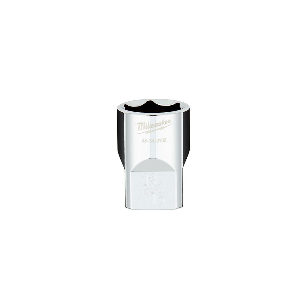 Milwaukee 1/2-In Drive 13/16-In SAE 6-Point Socket with FOUR FLAT Sides