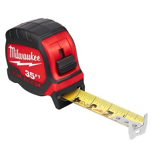 Milwaukee Wide Blade Tape Measures, 35-Ft