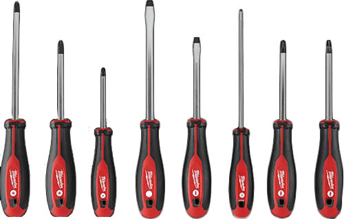Milwaukee 8 Pack Screwdriver Kit Ecx