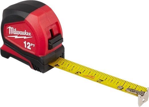 Milwaukee Compact Tape Measures, 12-Ft