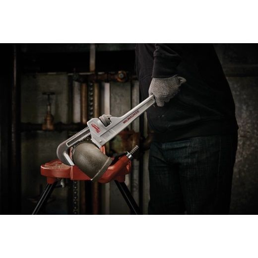 Milwaukee Aluminum Pipe Wrench, 18-In