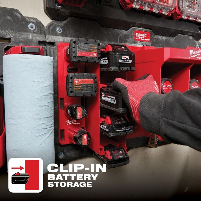 Milwaukee Packout M18 Battery Rack