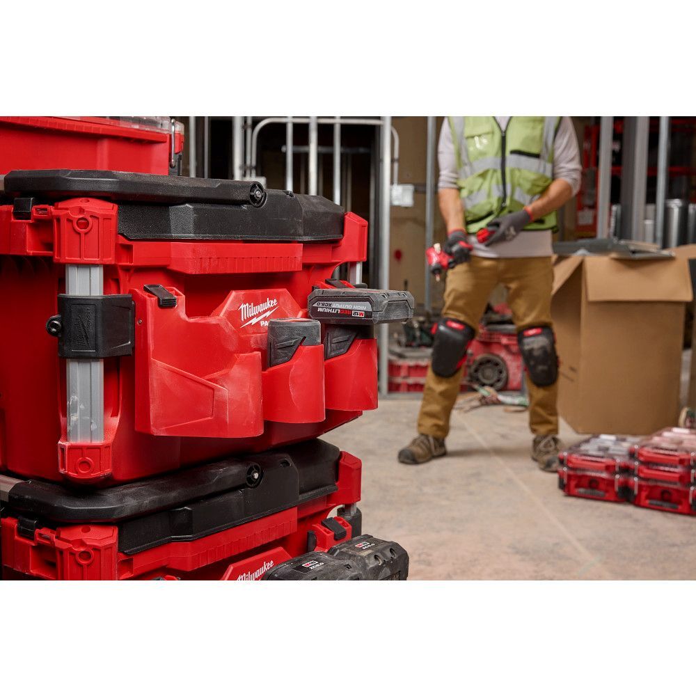 Milwaukee PACKOUT Tool Box M12 Battery Rack Attachment