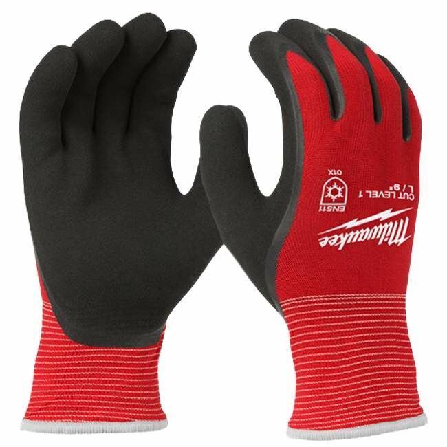 Milwaukee Large Cut Level 1 Winter Dipped Gloves