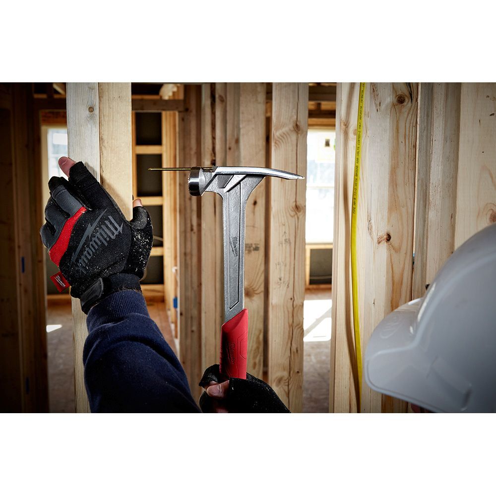 Milwaukee 17-Oz Smooth Face Framing Hammer