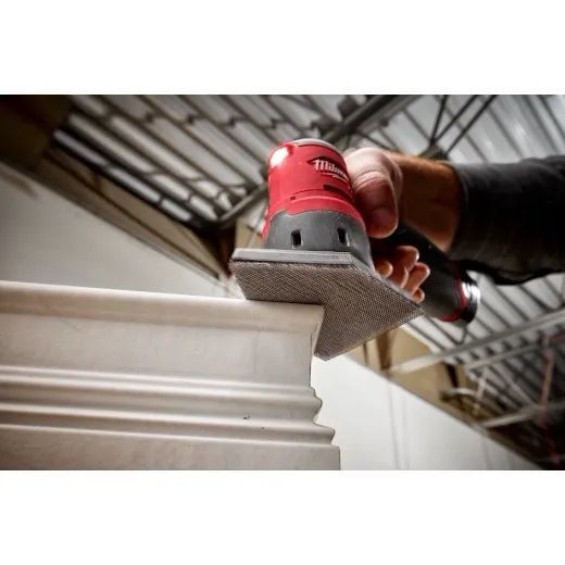 Milwaukee Assorted 80, 120, & 180 Grit Mesh Sanding Sheets for M12 Fuel Orbital Detail Sander, 12-Pk