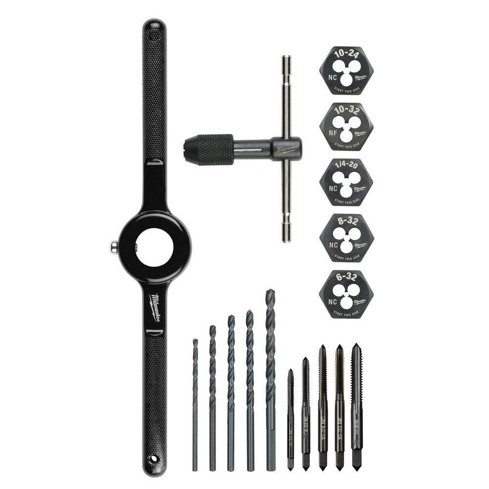 Milwaukee SAE Tap And Die Set, 17-Pc