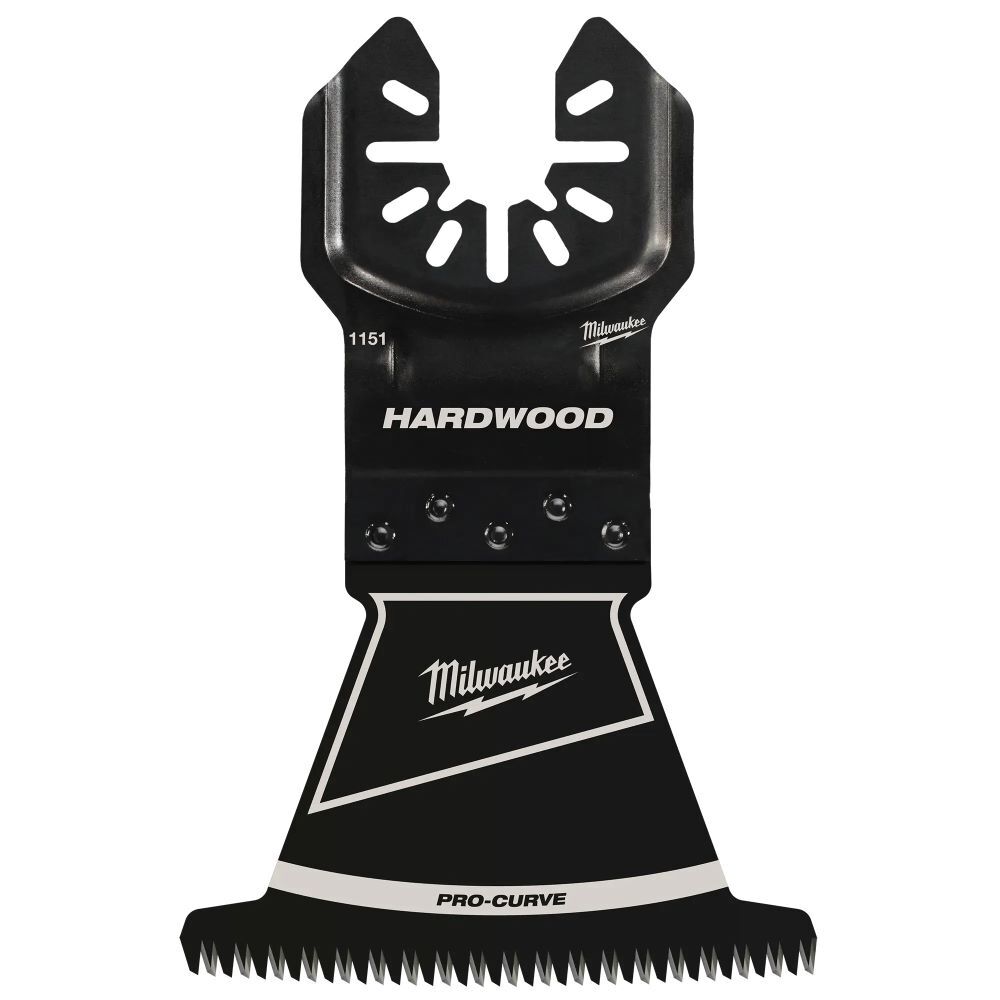 Milwaukee Open-Lok Oscillating HCS Precision Tooth Hardwood Universal Fit Blade, 2 1/2-In