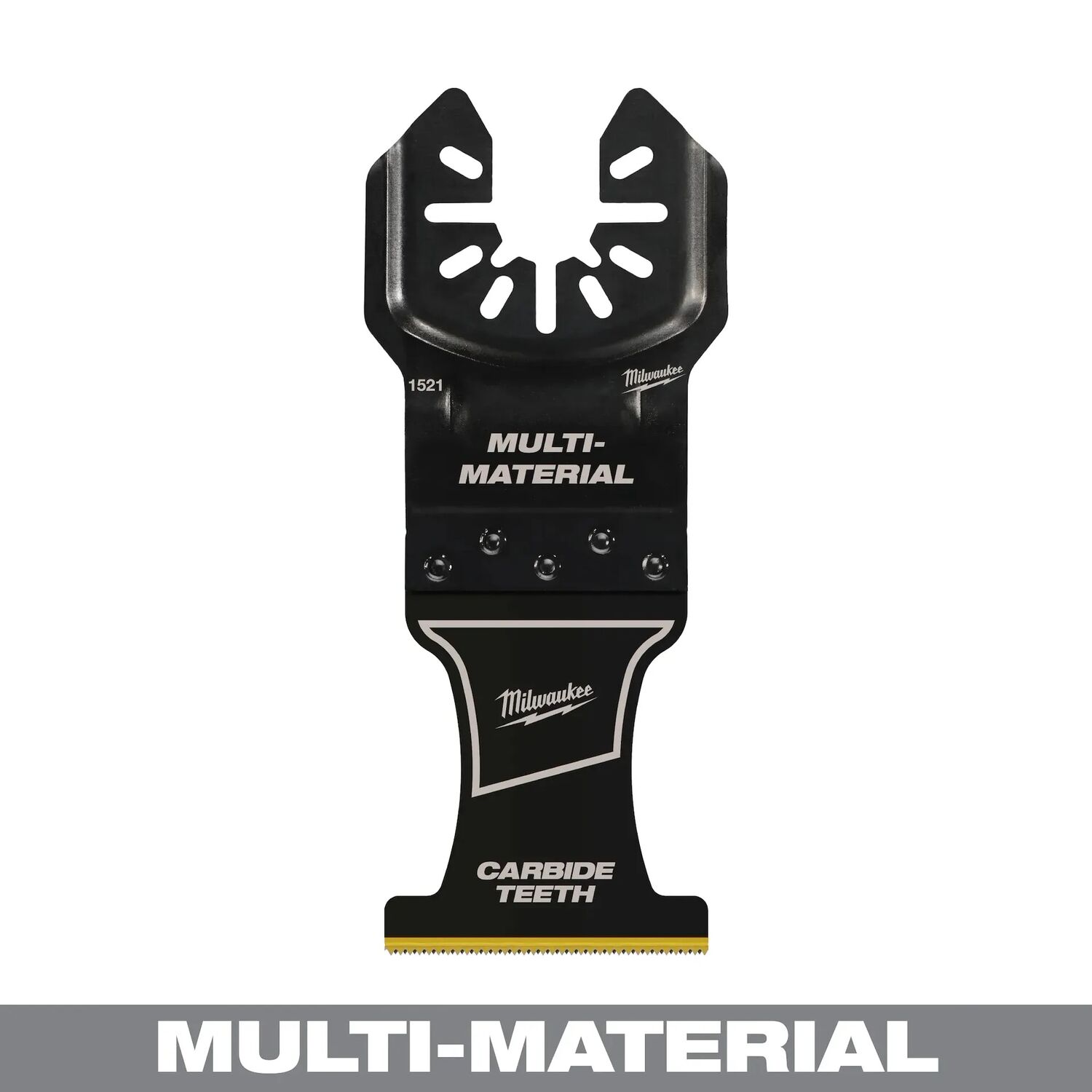 Milwaukee Open-Lok Oscillating Carbide Teeth Multi-Material Universal Fit Blade, 1 3/8-In