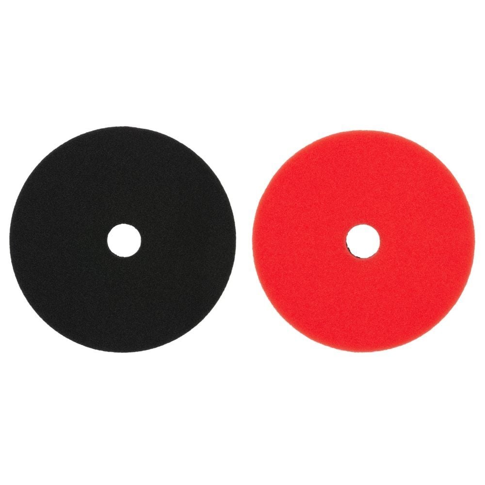 Milwaukee Light Cutting & Polishing Foam Orbital Pads, 5-In, 2-Pk