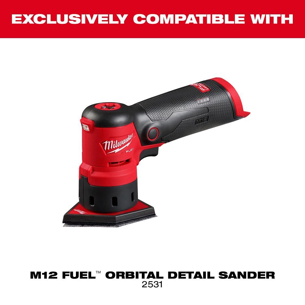 Milwaukee M12 Orbital Detail Sander Replacement Pad